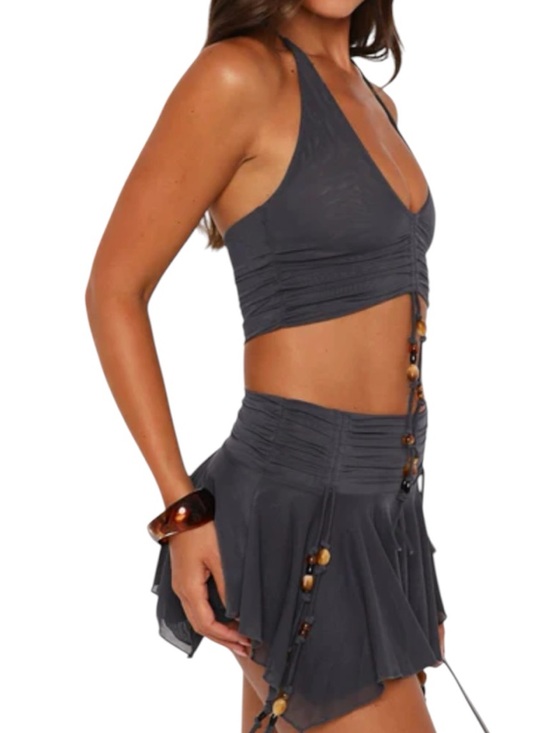 White Fox Boutique Dresses & Skirts - White Fox Boutique “ To My Heart “ Halter n Mini Skirt